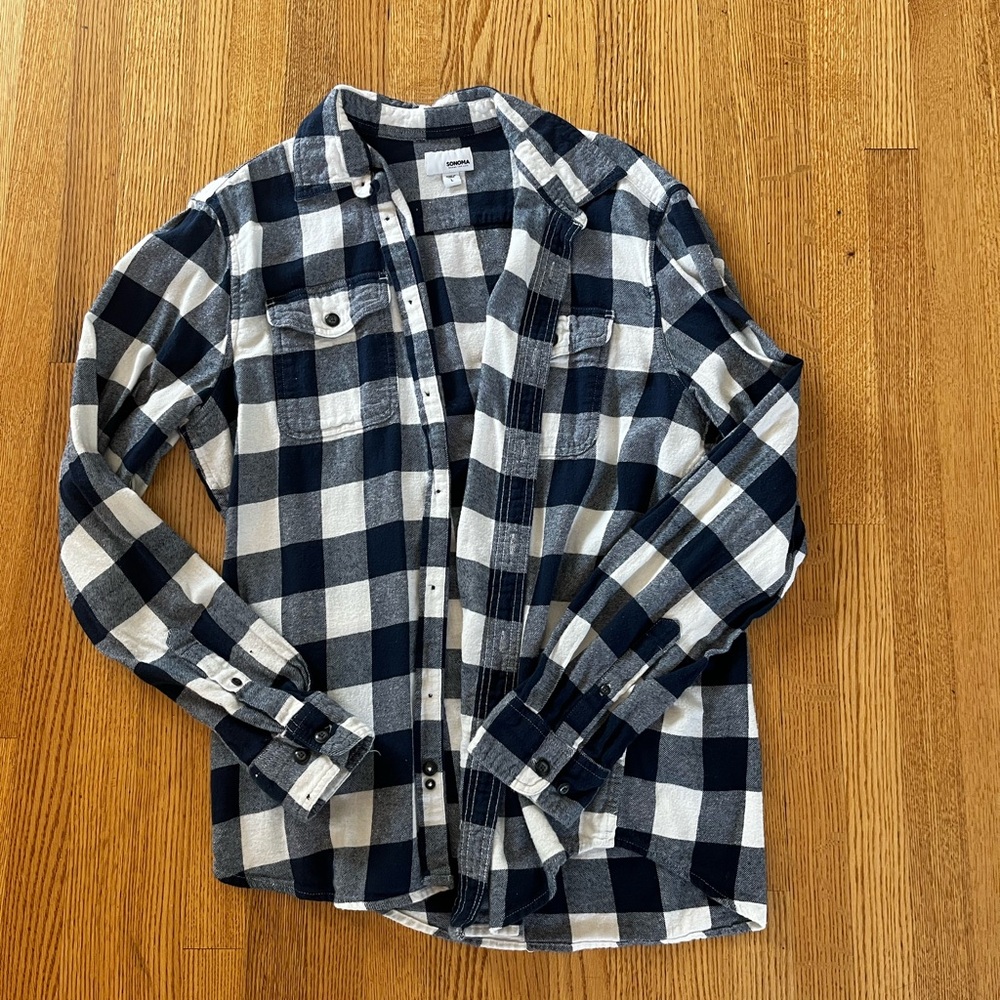 Sonoma flannel size L